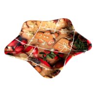 Tava plastic in forma de stea, 25 cm