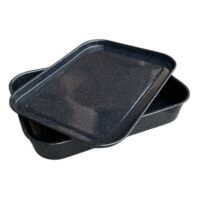 Tavi emailate pentru friptura 40x28 cm set 2 bucati