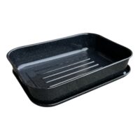 Tavi emailate pentru friptura 40x28 cm set 2 bucati