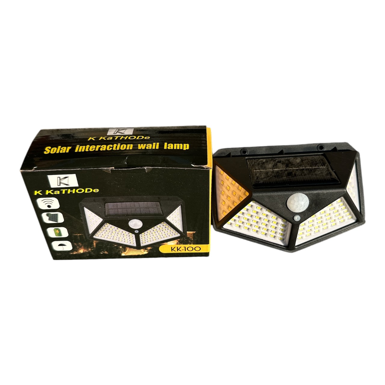 Lampa solara led cu senzor miscare de exterior, IP65