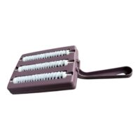 Perie plastic de covoare cu 3 role
