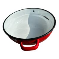 RESIGILAT - Vailing (Lighean) emailat cu manere, 4 L (26 cm)