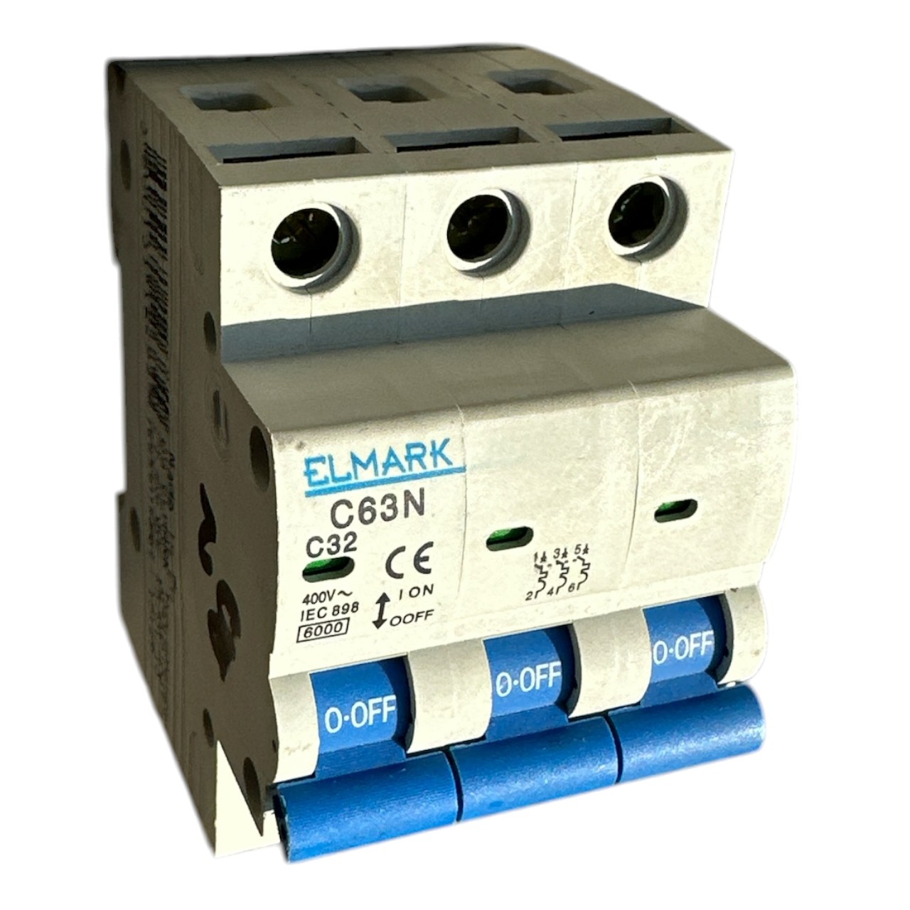 Siguranta Automata Tripolara 32A 6kA C63N Elmark
