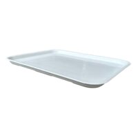 Tava Servire Plastic Alba (Sterk) 45x35 cm