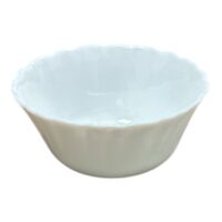 Bol opal (castron) salata, alb, 12 cm, 250 ml