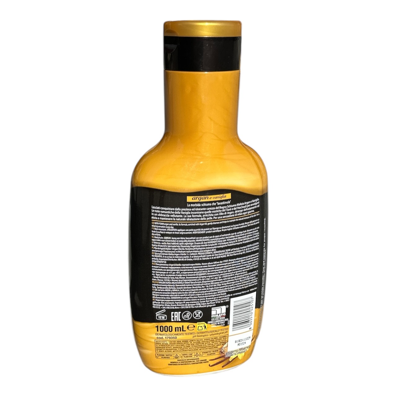 Malizia Spumant de baie cu argan si vanilie 1L - imagine 2