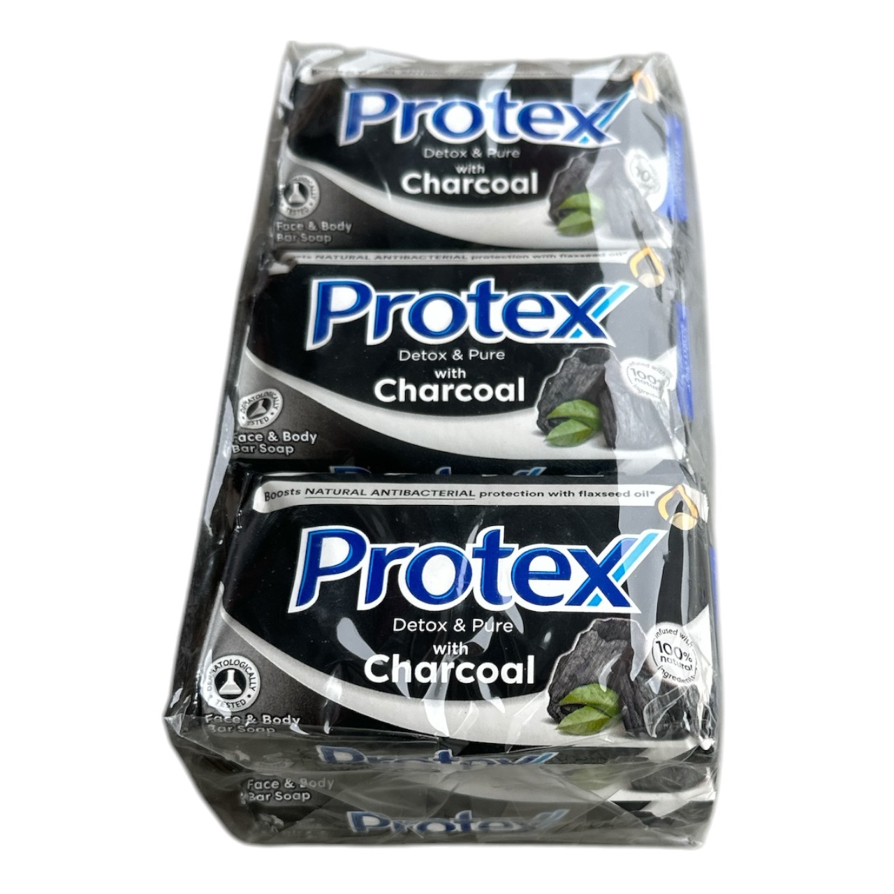 Sapun solid cu carbune Protex Detox & Pure 6x90 g - imagine 2