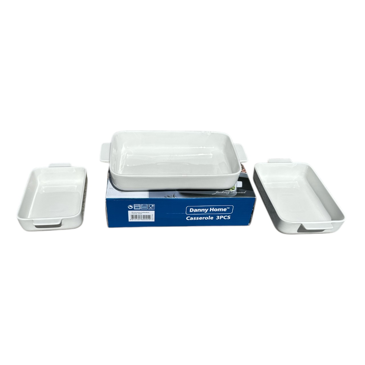 Tavi de copt din ceramica, dreptunghiulare, 3 bucati - imagine 3