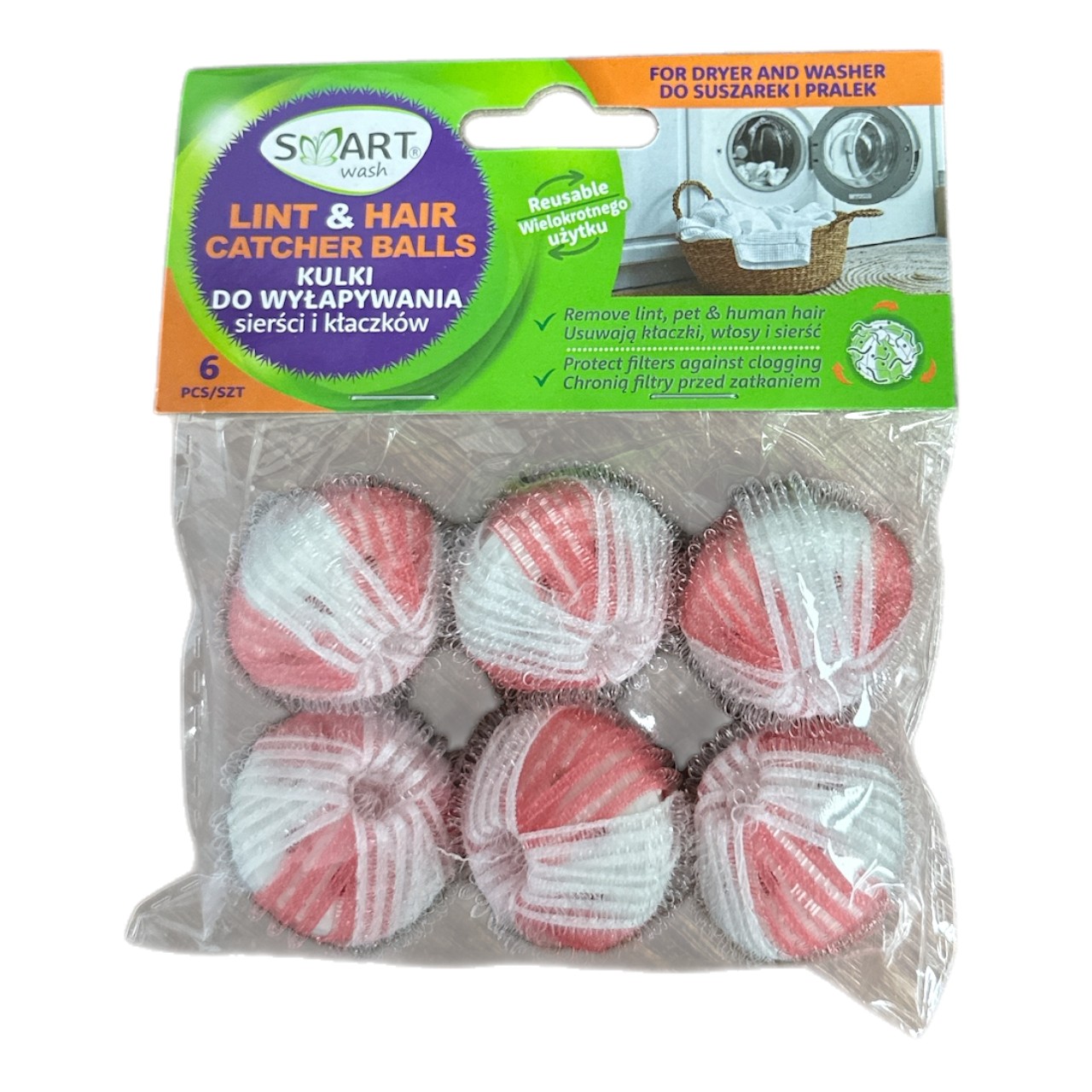 Bile pentru parul de animale si scame, 6 bucati