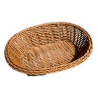 Cos paine plastic model rachita impletita oval, 24x17.5 cm