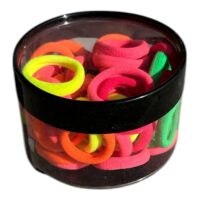 Elastice de par colorate, mici set 50 bucati