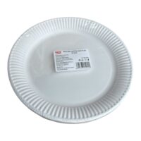 Farfurii Biodegradabile din Trestie de Zahar 23 cm, 25 bucati