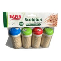 Safir Scobitori bambus in tub 4 x 200 bucati
