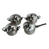 Set Cratite inox cu capac sticla, VIVA MAGENTA 8 piese