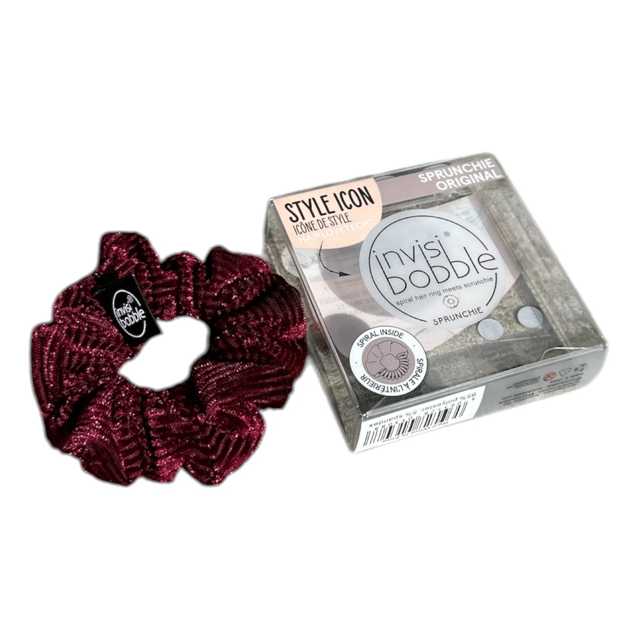 Sprunchie Invisibobble Elastic par spiralat din matase