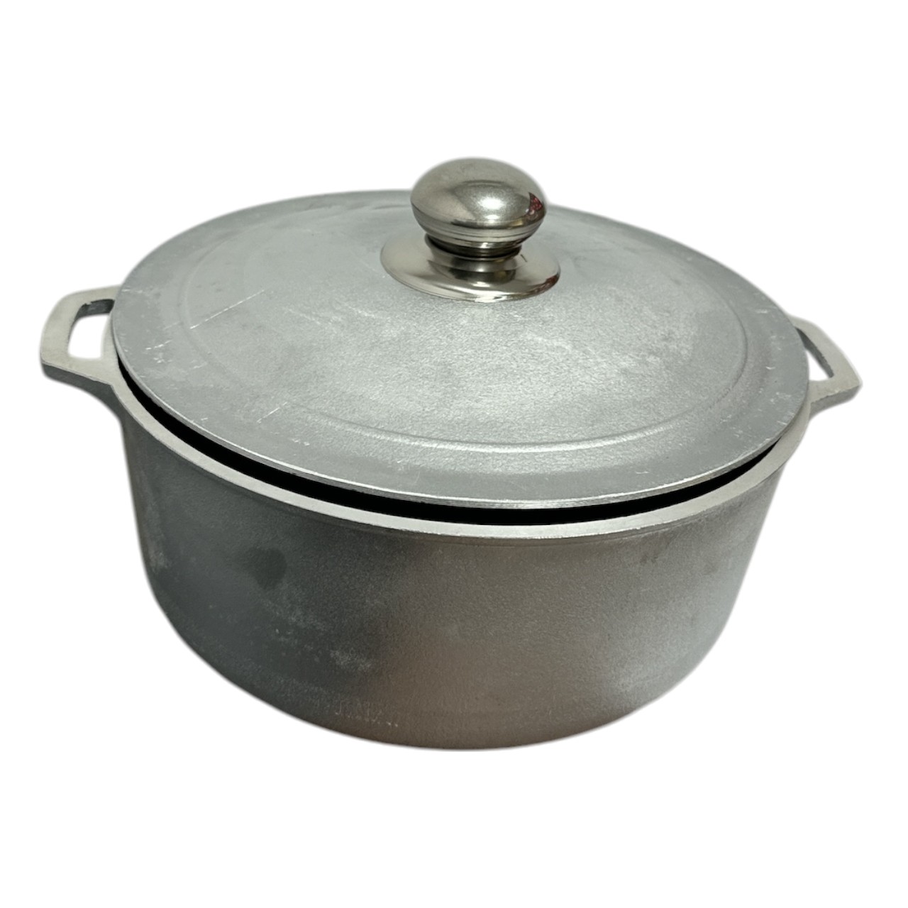 Cratita aluminiu turnat 6 litri cu capac