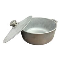 Cratita aluminiu turnat 6 litri cu capac