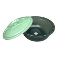 Lighean Plastic cu Capac, 15 L (litri)