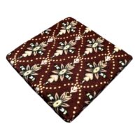 Perna scaun birou, patrata model floral 32 x 32 cm