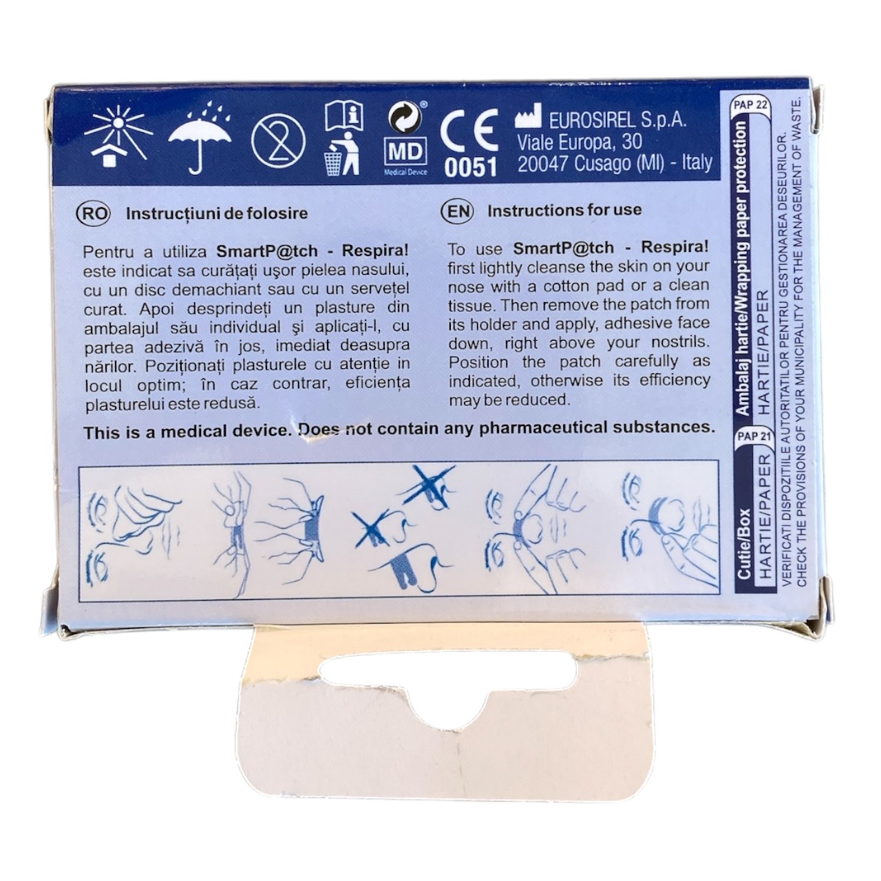 Plasturi nazali antisforait SmartPatch 10 bucati - imagine 2