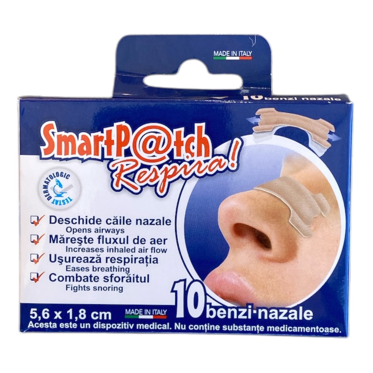 Plasturi nazali antisforait SmartPatch 10 bucati