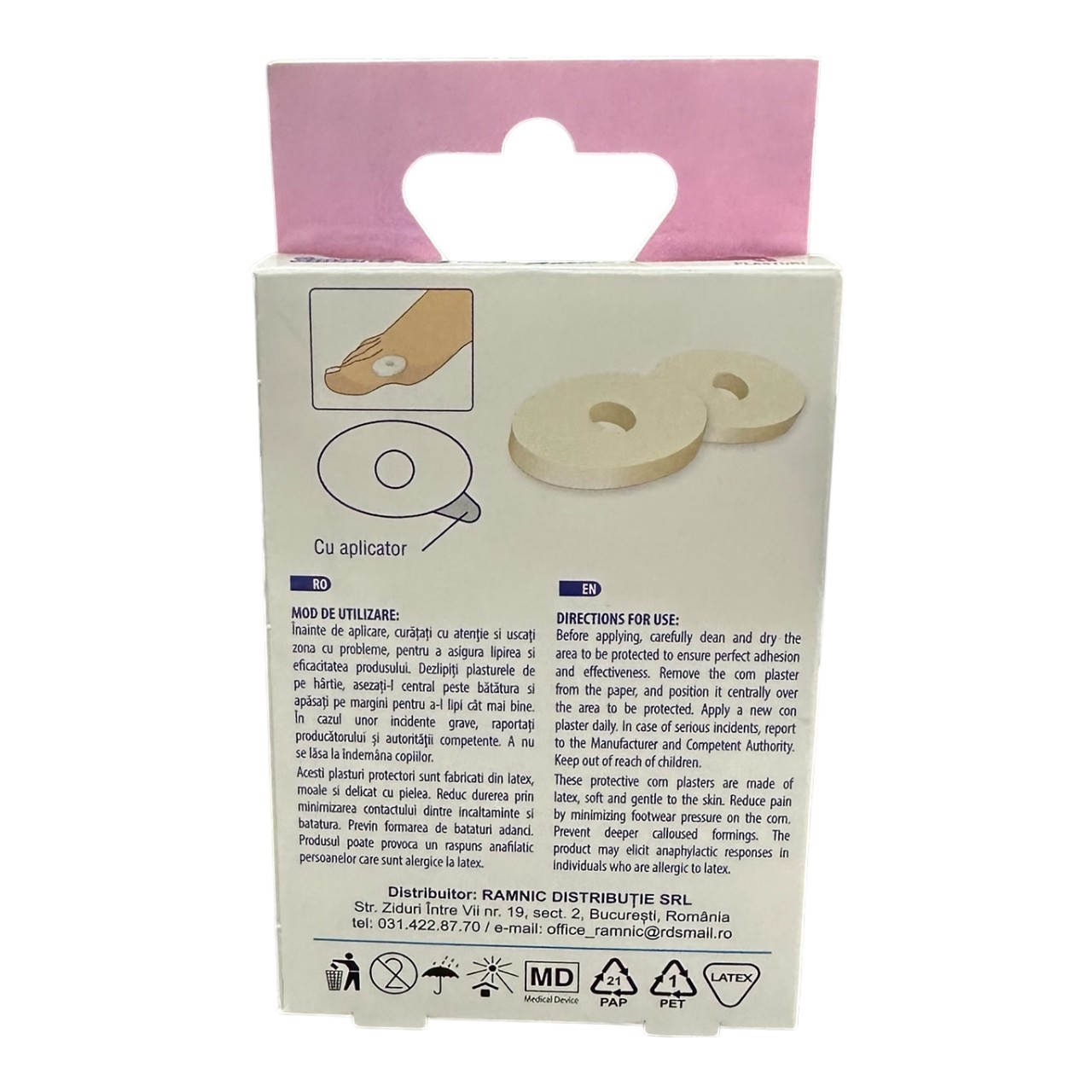 Plasturi pentru bataturi la picioare Smartpatch 9 bucati - imagine 2