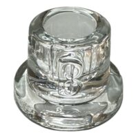 Suport Lumanare din Sticla pentru Lumanari Cilindrice