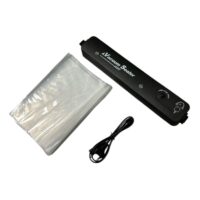 Aparat sigilat si vidat alimente, plus 10 pungi 15x25 cm