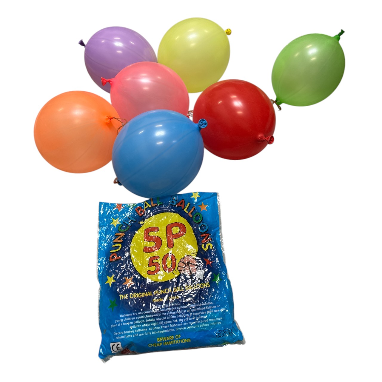 Baloane cu ata (Punch Ball) set 50 bucati