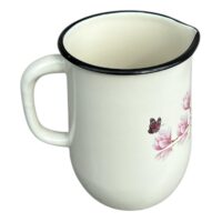 Cana emailata pentru lapte 2.5 l crem