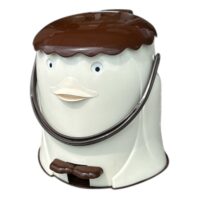 Cos de gunoi pedala, maner mobil si capac 6 litri