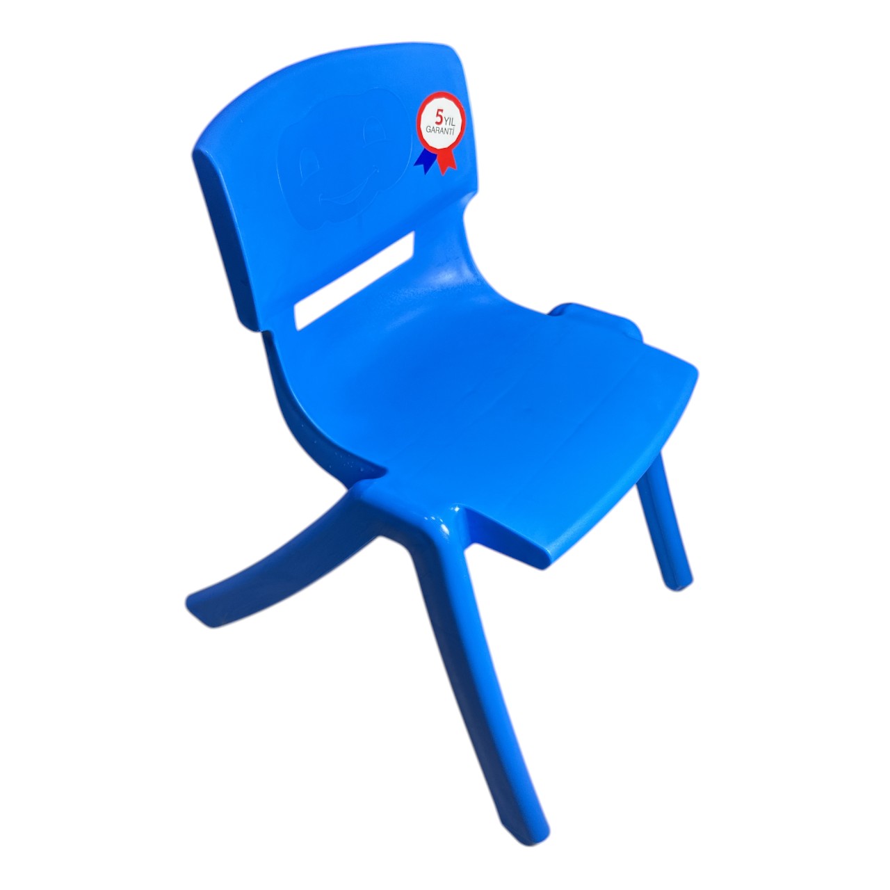 Scaun gradinita din plastic, albastru