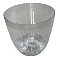 Ghiveci de orhidee din plastic, transparent, NR. 3