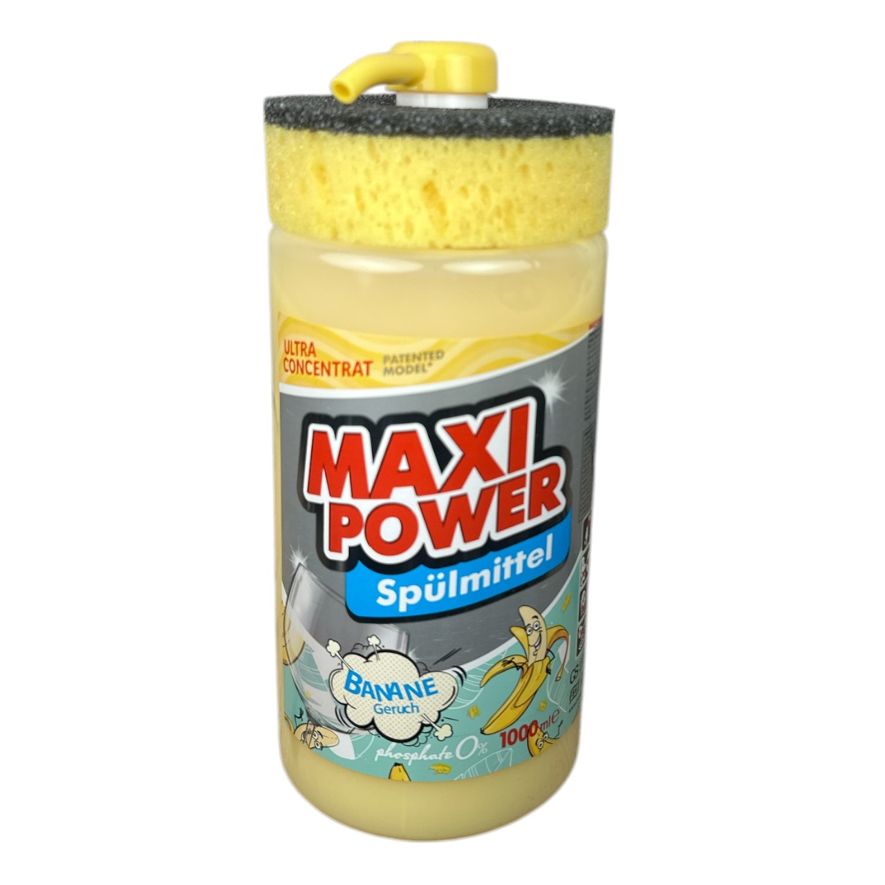 Maxi Power Detergent vase cu banane 1000 ml