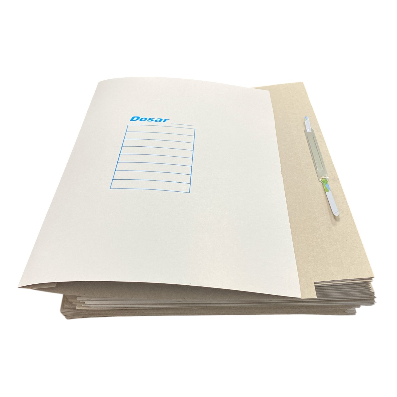 Set Dosare carton cu sina A4, 100 bucati