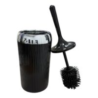 Perie de toaleta (WC) din silicon cu suport