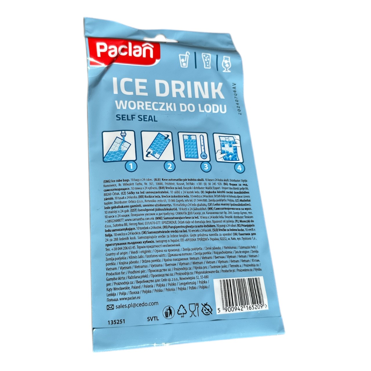 Pungi cuburi de gheata 10 bucati - imagine 2