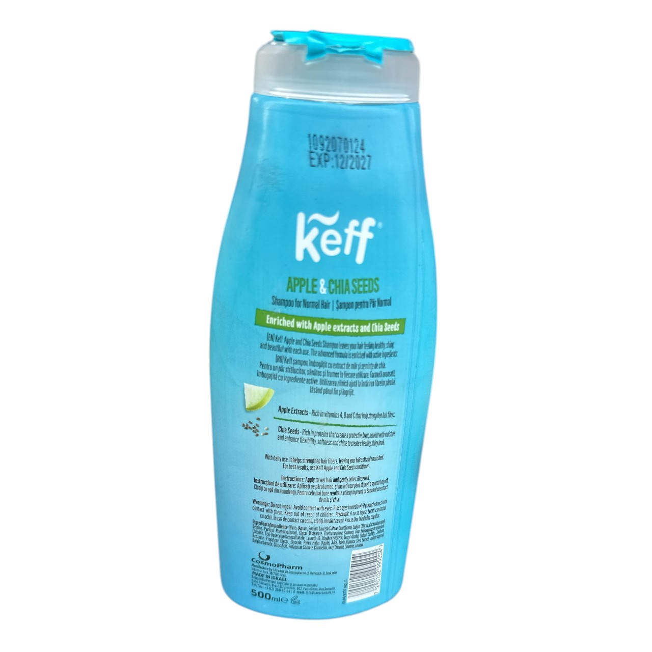 Sampon par cu seminte de chia si mar, 500 ml - imagine 2