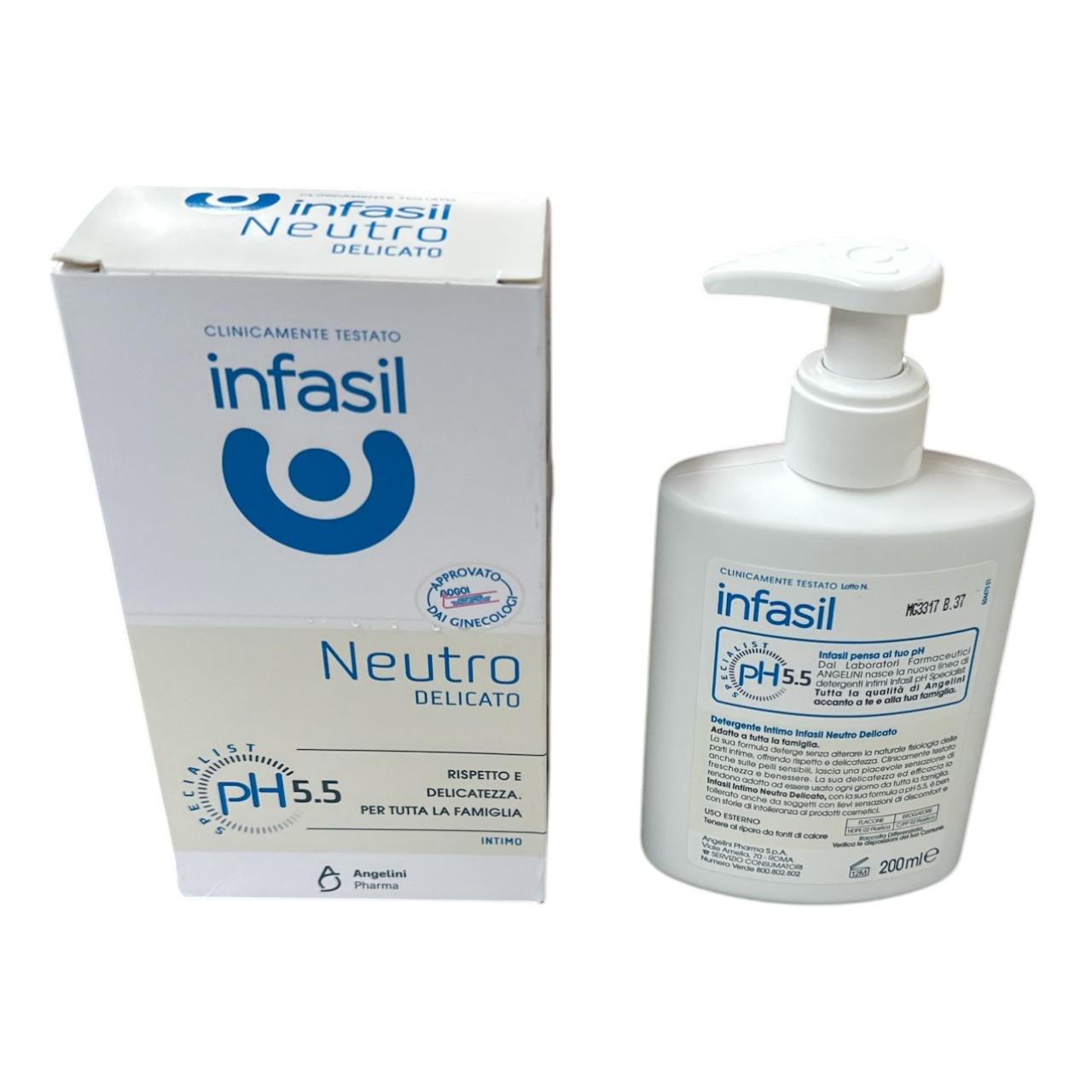 Sapun lichid intim Infasil Neutro Delicato, 200 ml - imagine 2