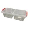 Sterk Cutie alimentara compartimentata cu capac 23x11 cm