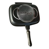 Tigaie dubla grill Cooking by Heinner Dark Line Classic