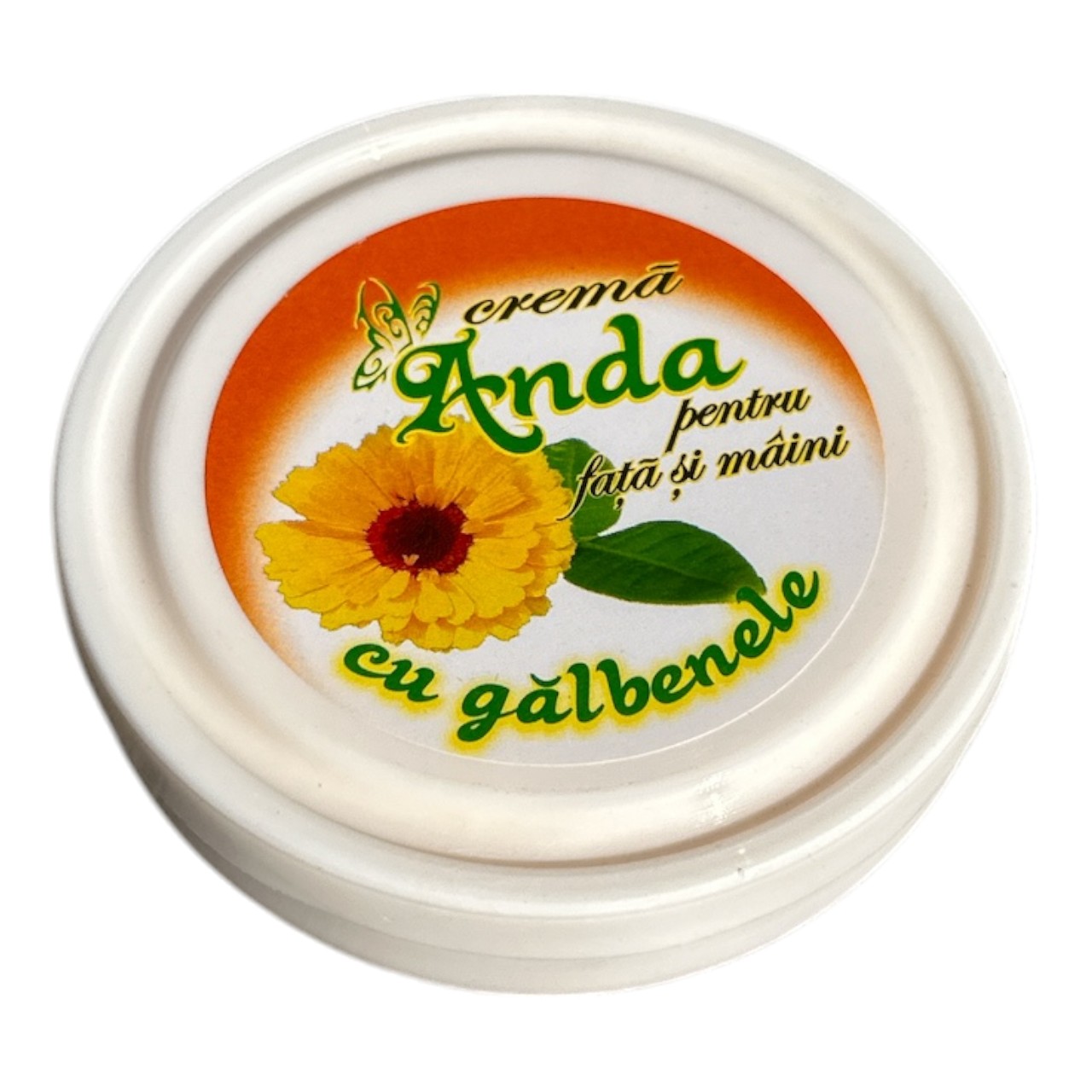 Anda Crema fata si maini cu galbenele, 100 ml