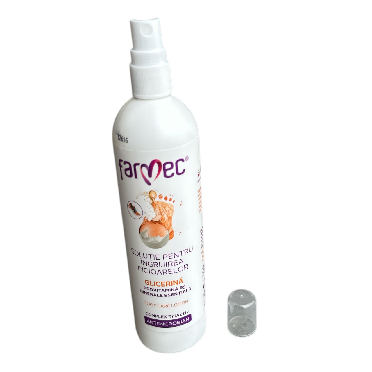 Farmec Solutie ingrijire picioare cu glicerina, B5 si minerale esentiale 200ml