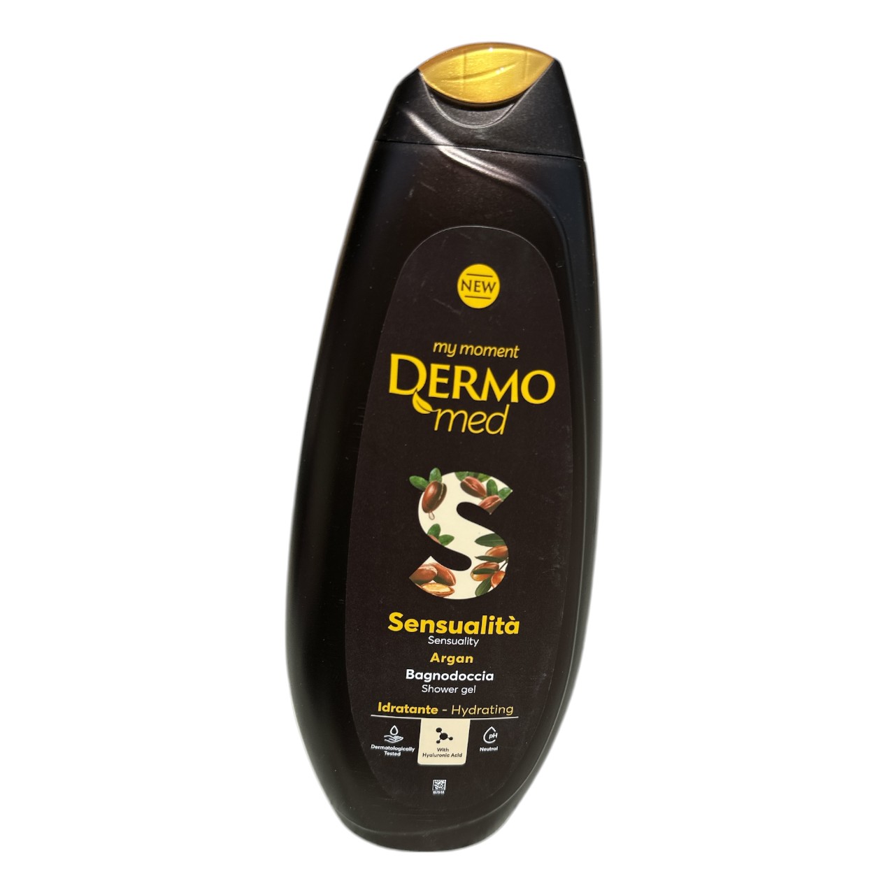 Gel de dus acid hialuronic si ulei de argan Dermomed 650 ml