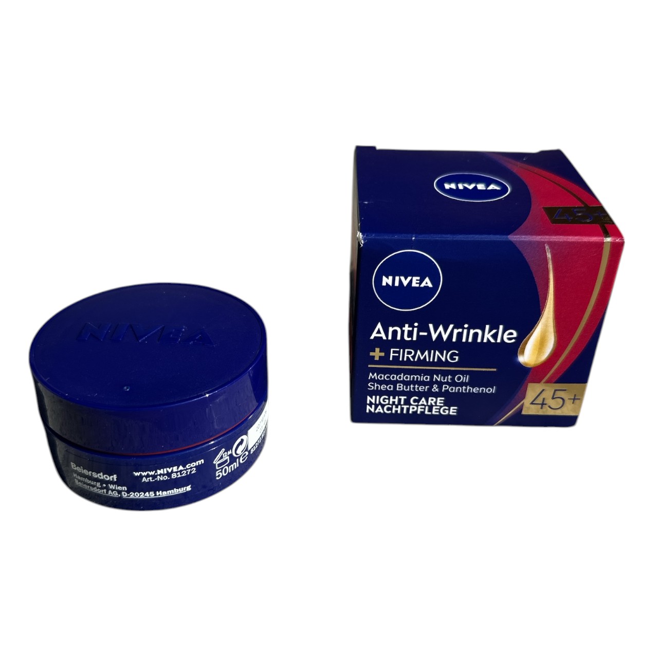 Nivea Crema de Noapte Antirid 45+ 50 ml - imagine 2