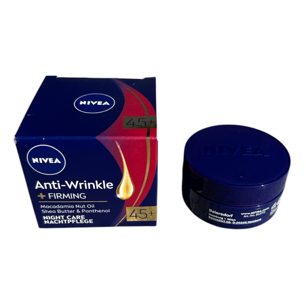 Nivea Crema de Noapte Antirid 45+ 50 ml