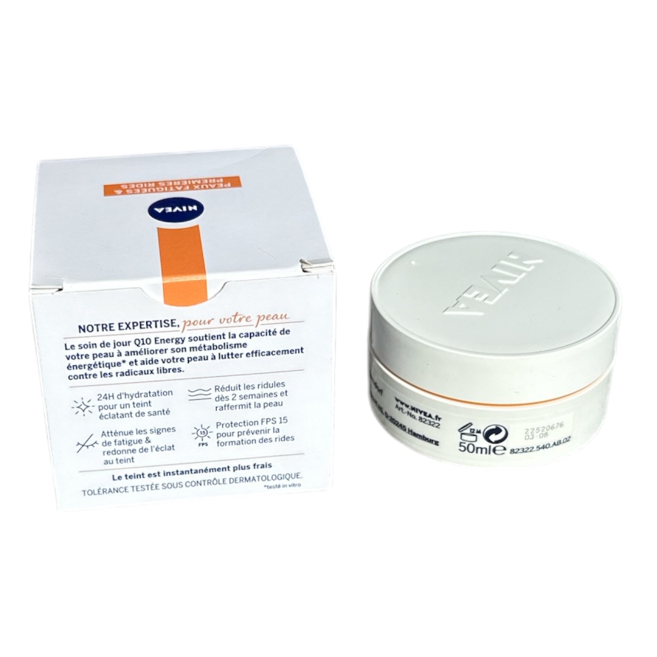 Nivea Energy Crema fata antirid Q10, vitamina C si E, 50 ml - imagine 2