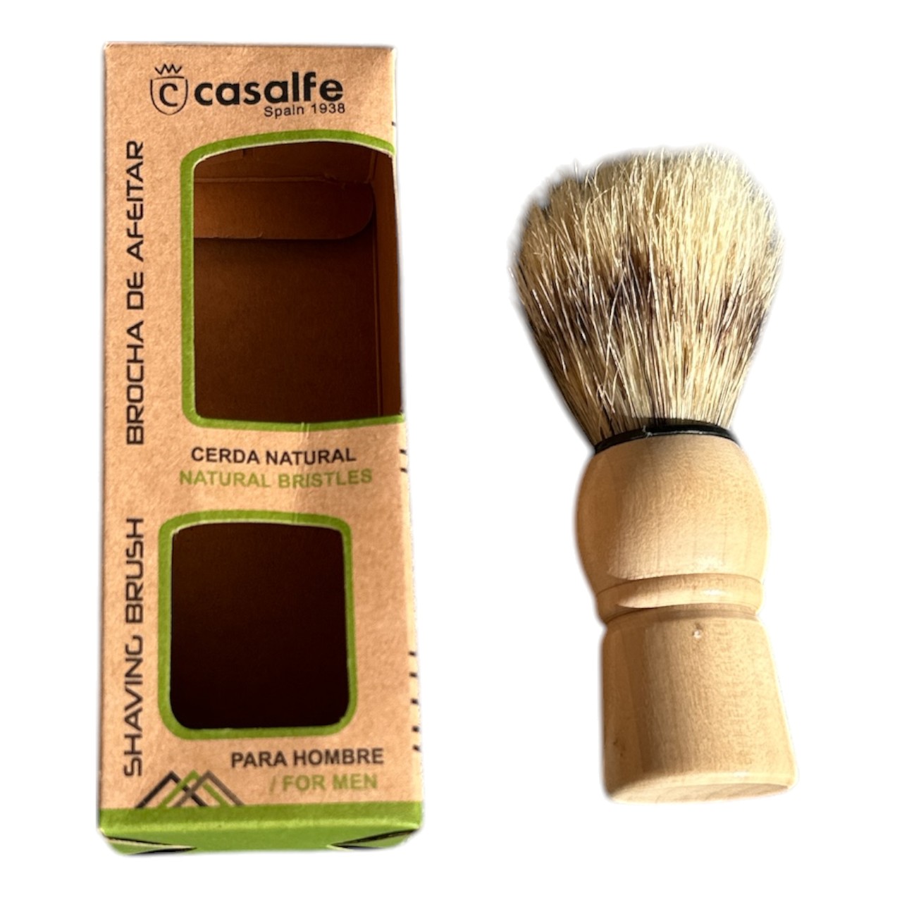 Pamatuf pentru barbierit par natural de porc