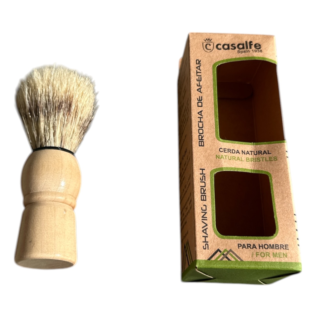 Pamatuf pentru barbierit par natural de porc - imagine 2