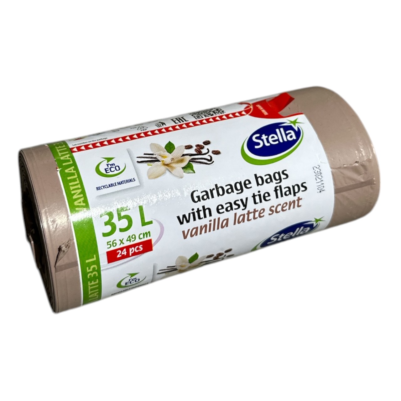 Stella Saci menajeri parfumati Vanilla Latte 35 L, 24 bucati